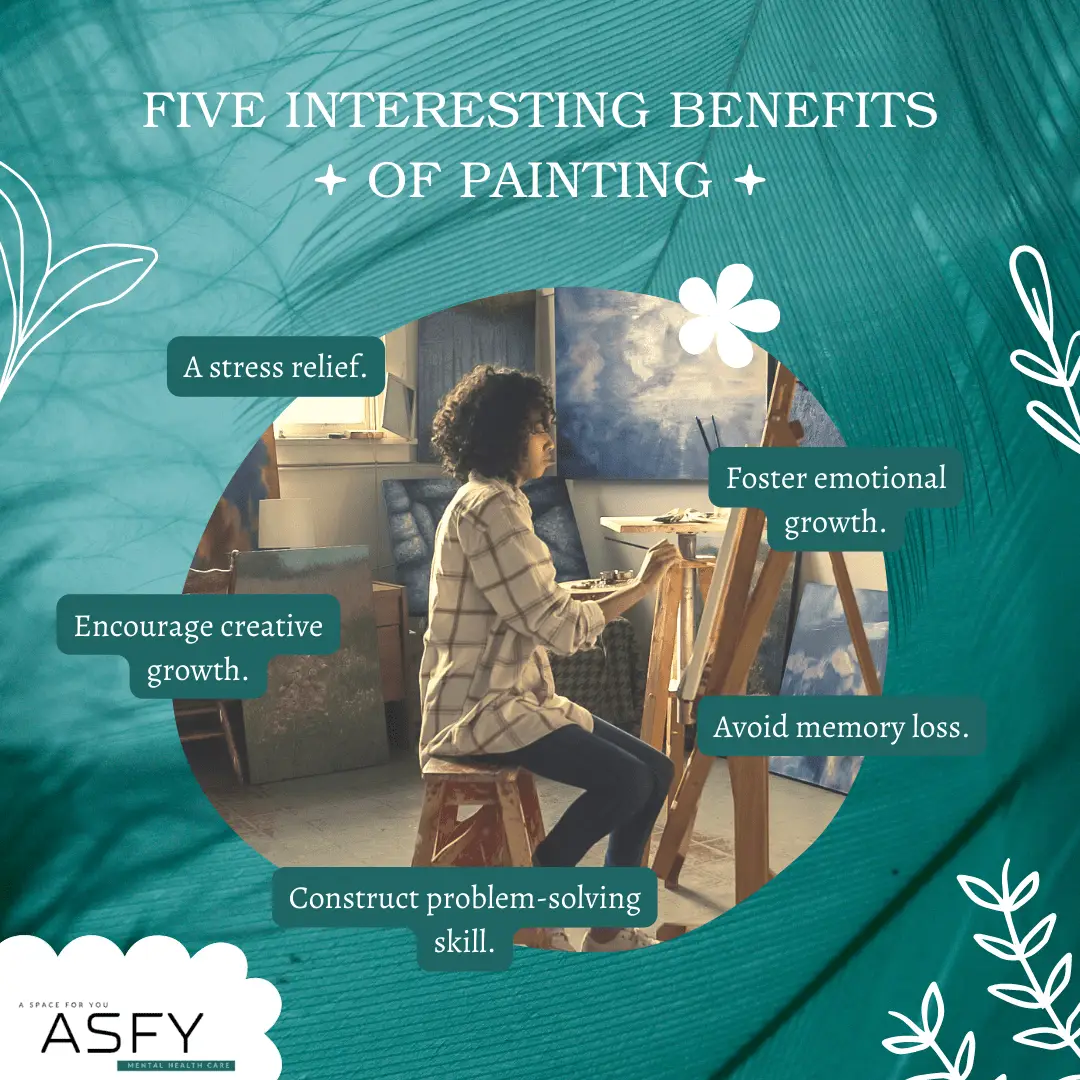 Benifits of painting on your mental health